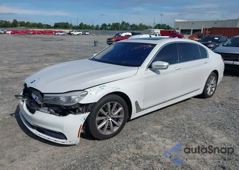 2017 BMW 740I xDrive z USA, uszkodzony, nr VIN WBA7E4C59HGU99864